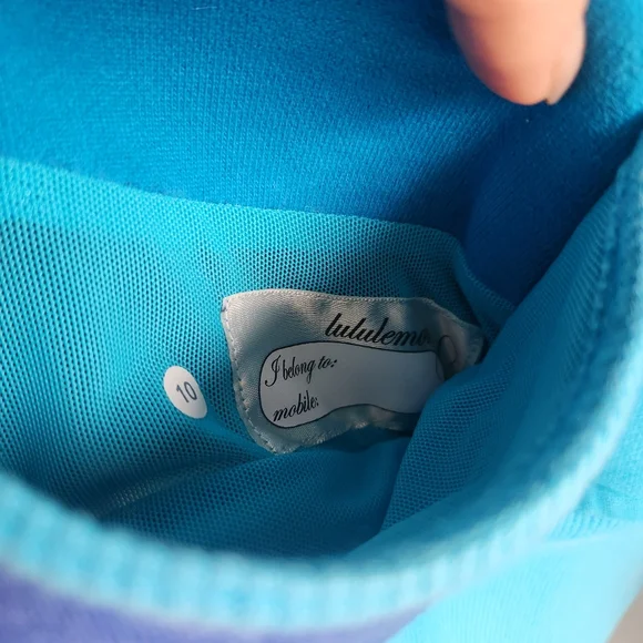 Lululemon Athletica Full Zip Jacket in Scuba Blue Size 10 - Picture 14 of 16